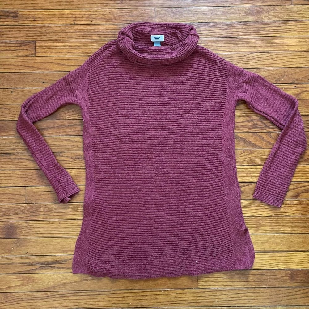 Old Navy Burnt Orange Cowlneck Sweater